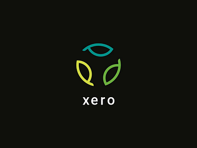 Xero logo design branding app ai