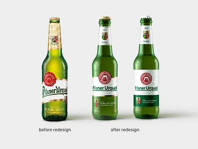 Pilsner Urquell Bottle redesign | 2/3 beer bottle bottle design bottle label brand identity brand identity design branding brewery design design art idea logo logo design package package design packaging packaging design pilsner urquell redesign refresh