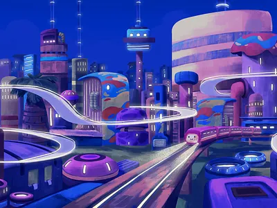 station night version branding design environment environmental environmental illustration graphic design illustration illustration art illustration vector illustrations illustrator vector vector art vector illustration