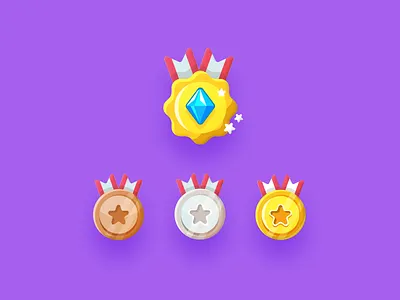 Level Badges badge design icon icons illustration logo vector