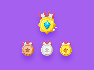 Level Badges badge design icon icons illustration logo vector