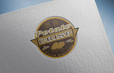 Try some Crispy logo branding business clean design design illustraion illustration illustrator logo logodesign love vintage