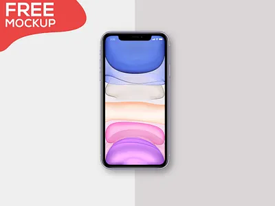 Free iPhone 11 Mockup 11 clean display free freebie freemockup iphone iphone 11 mockup professional psd screen