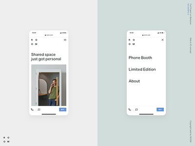ROOM business clean design ecommerce interaction interface minimal site typography ui ux web