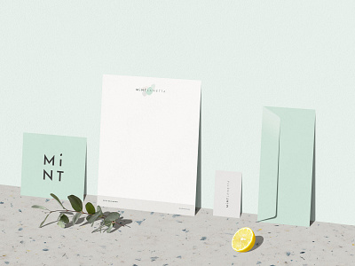 Mintlametta Branding brand identity branding collateral design icon logo logo design stationary type vector