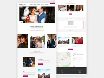 Keyhole Studios Website Concept landing page photography web design website design wedding wedding photography wordpress design wordpress development