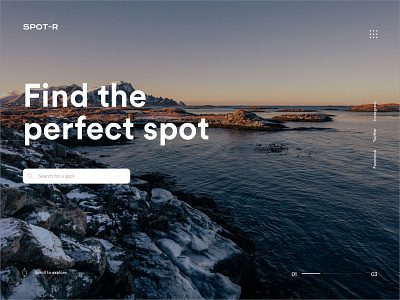 Spot-r branding contrast design landing page photo photo book street art typography urban visual