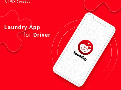 Laundry App for Driver - On-Demand Uber for Laundry design illustration laundry laundry app laundry app for driver laundry app for driver on demand