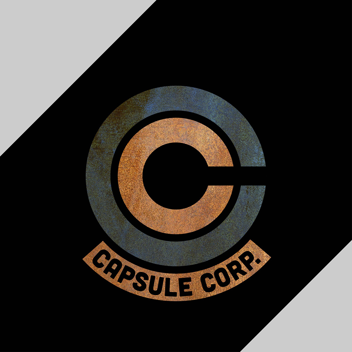 Capsule Corp. Rusty Logo by Bhaskar Singh on Dribbble, image size:1200x1200