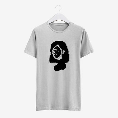 Girl without face design illustration product t shirt t shirt design t shirts tshirt art tshirt design tshirtdesign