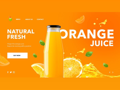 Concept for orange juice