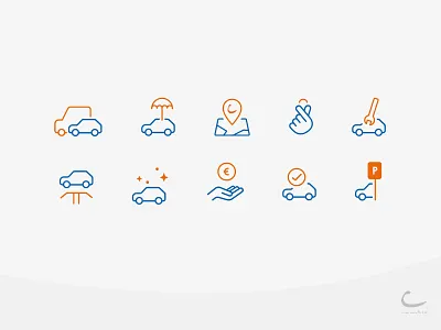Cambio icons cars icon iconography iconset illustration webdesign website