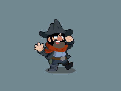 Rhys | Full Body Portrait design development game gamedev illustration pixel pixelart retro