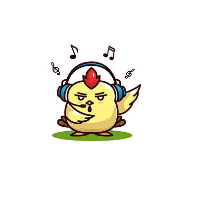 chicken dance 01 animation art branding chicken dance dance music design icon illustration logo minimal ui vector