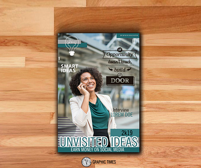 Business Magazine Cover page with image 2k19 covers designs elegant and unique design flyers magazine ads magazine design