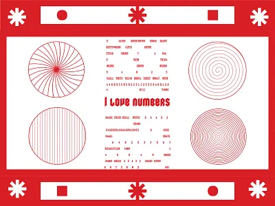 I love numbers abstract art abstract design graphicdesign minimalism minimalist design typography