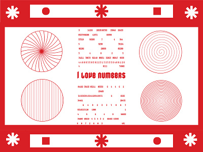 I love numbers abstract art abstract design graphicdesign minimalism minimalist design typography