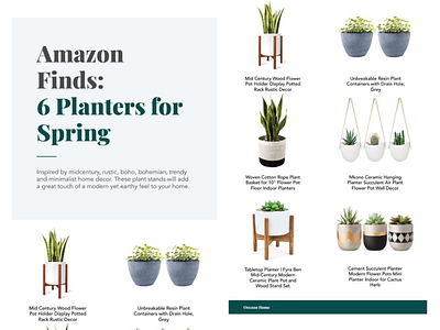 Planter Finds amazon amazon label design branding design decoration design earth illustration nature photoshop pinterest plant plants poster report typography