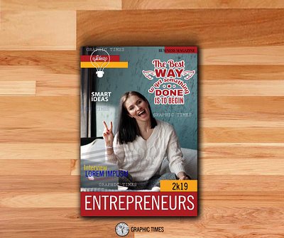 Business Magazine Cover page with image 2k19 ads entrepreneur illustrator magazine magazine design magazine2019