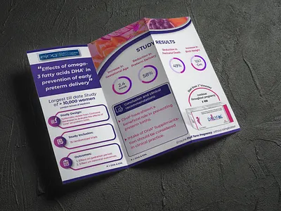 Pharma_Trifold Brochure brochure pharmaceutical pharmacy print product product design promotional trifold trifold brochure trifold mockup