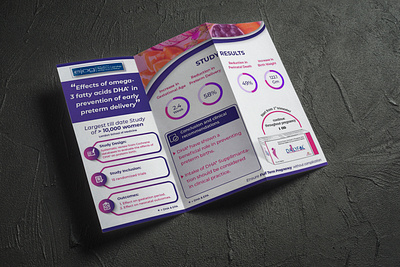 Pharma_Trifold Brochure brochure pharmaceutical pharmacy print product product design promotional trifold trifold brochure trifold mockup