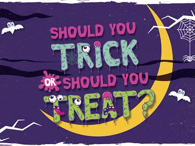 Trick Or Treat design dribbble font halloween horror logo new popular type typeface typography