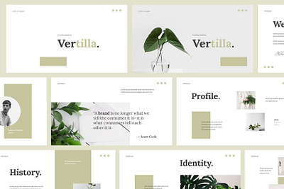 Vertilla-Brand Guideline Powerpoint blogging book brand branding brochure catalog fashion guide guidelines manual mood board nude nuetral pitch deck powerpoint pptx presentation style visual style