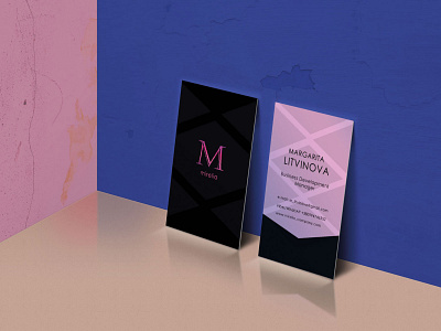 Vertical business card