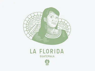 Guatemala La Florida coffee coffee bag coffee branding coffee design guatemala illustration portrait