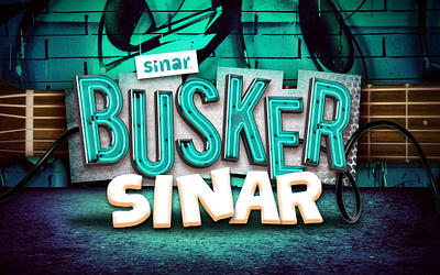 Busker Sinar design masthead music sinar