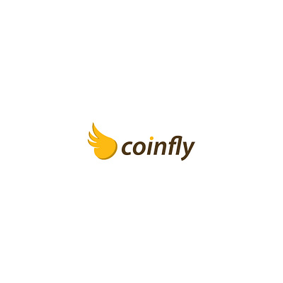 Coin Fly logo bank blockchain coin currency exchange fly gold logo mining money network payment transaction vector web wings