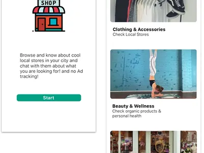 Hoopla design shopping app ui ux