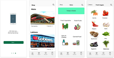 Baggie design grocery app grocery online ui ux