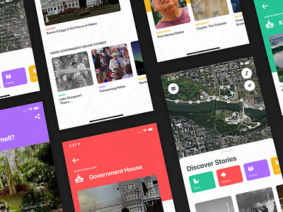 Edmonton Commonwealth Walkway app app design design edmonton education mapping ui ux yeg