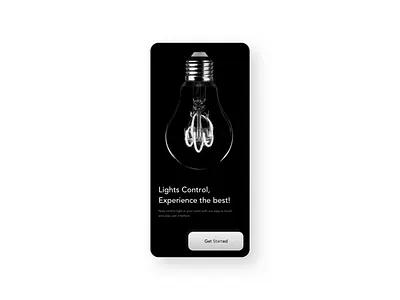 Smart Home Light Control Prototype Interaction animation app design app ui home automation interaction interaction design light bulb micro interaction prototype prototype animation smarthome ui