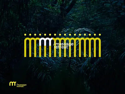 massage retreat branding logo logodesign logotype marakas massage massage retreat massage therapy typography