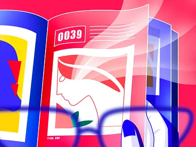 The era of reading illustration inception inspiration 插图 设计