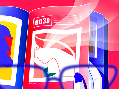 The era of reading illustration inception inspiration 插图 设计