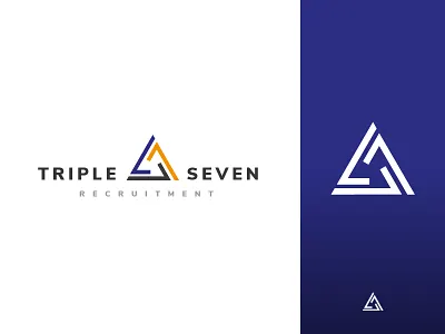 Triple Seven Recruitment branding logo typography