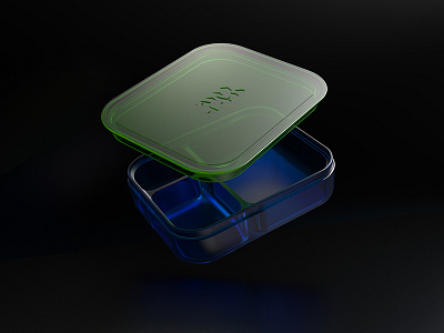 Bento Box bento caustics modeling render
