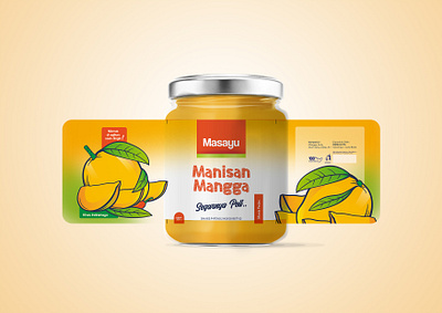 Candied Mango branding design food icon illustration logo mango packaging design typography vector