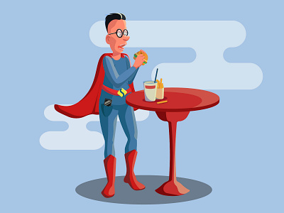 Super Hero illustrator superhero