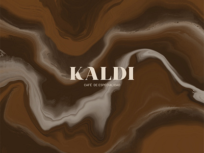 Kaldi - Specialty Coffee House logo design branding cafe coffee coffeeshop identity identity design illustration logo logotype pattern procreate restaurant type typography