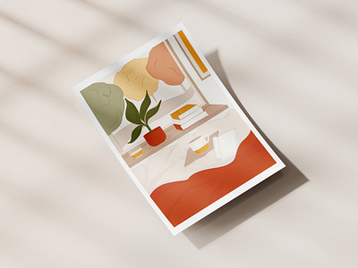 cozy autumn autumn book cozy design flat graphic design hungary illustration illustrator minimal relax simple vector