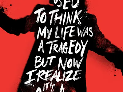 Joker-Typigraphic Alternative Movie Poster alternative movie poster design digital digital art digital illustration graphic design graphics illustration marketing agency movie poster