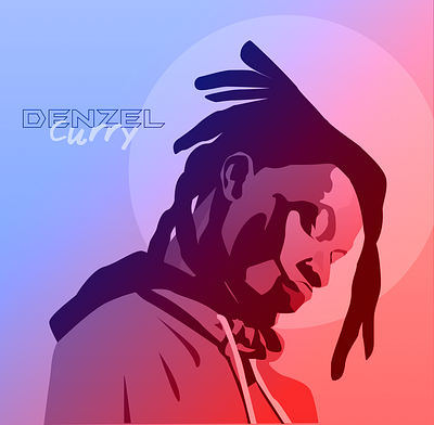 Denzel curry hiphop illustration