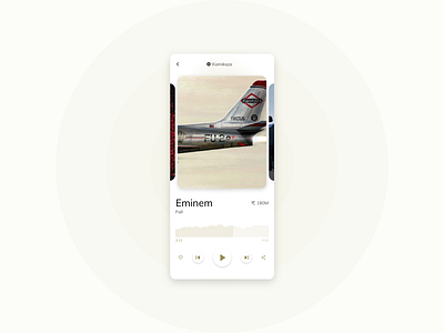 Music Player App Concept #DailyUI#009 app app design clean dailychallenge dailyui uidesign web design webdesign