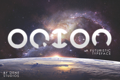 ORION - A Futuristic Typeface alien circle circle design circle font circles design font future futuristic futuristic font futuristic typeface modern sci fi space typeface
