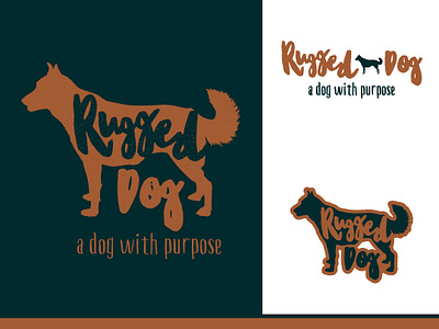 Rugged Dog branding animal care dog dog training rugged
