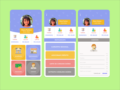 App Controle Financeiro Escolar app design illustraion ui uidesign ux